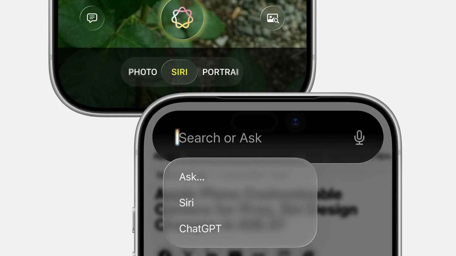 iOS 27 全新的 Siri App 以及“搜索或提问”功能截图曝光？