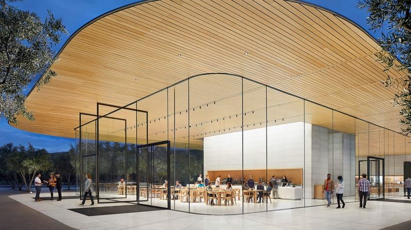 加州库比蒂诺的 Apple Park 游客中心正在进行“升级改造”